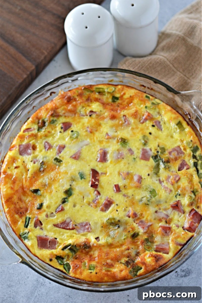 Keto Ham and Cheese Quiche