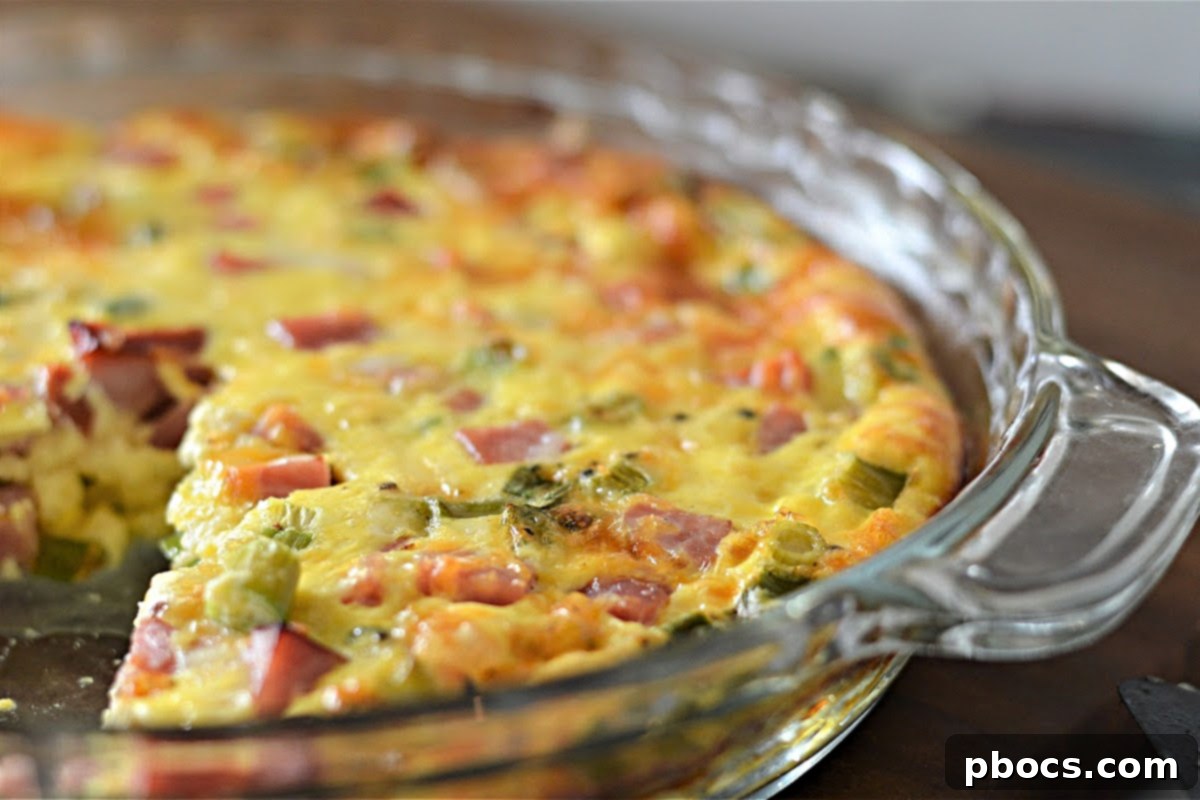 Keto Ham and Cheese Quiche