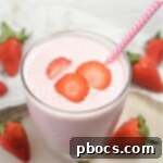 Keto Strawberry Cheesecake Smoothie