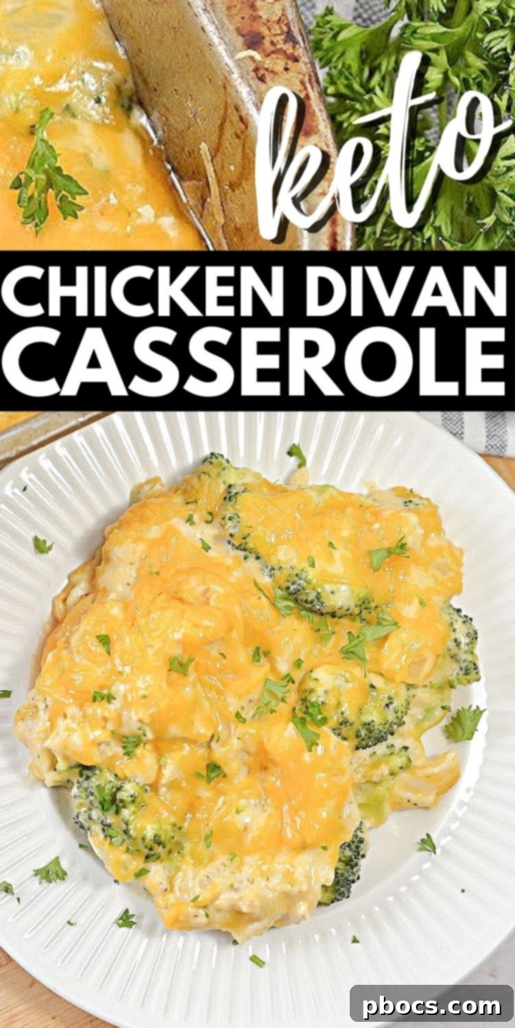Keto Chicken Divan Casserole