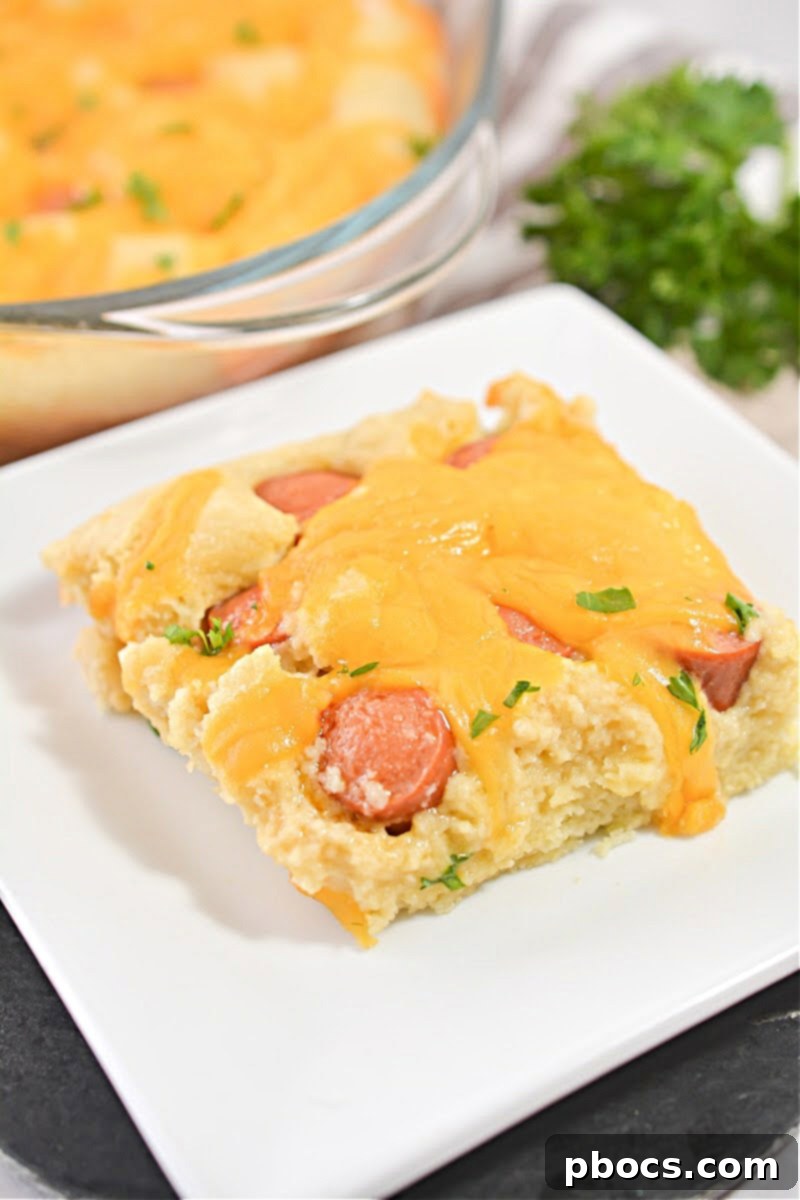 Keto Hot Dog Casserole
