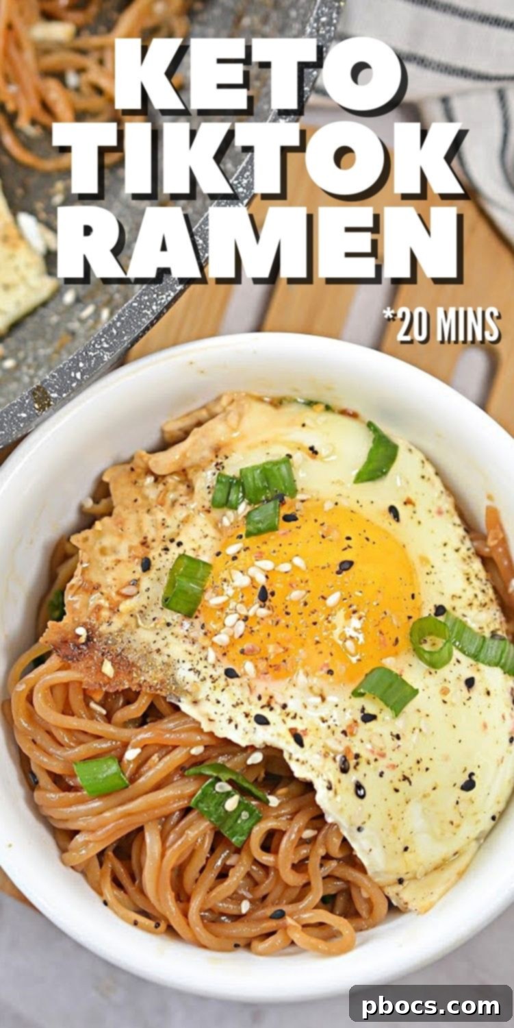 Keto TikTok Ramen
