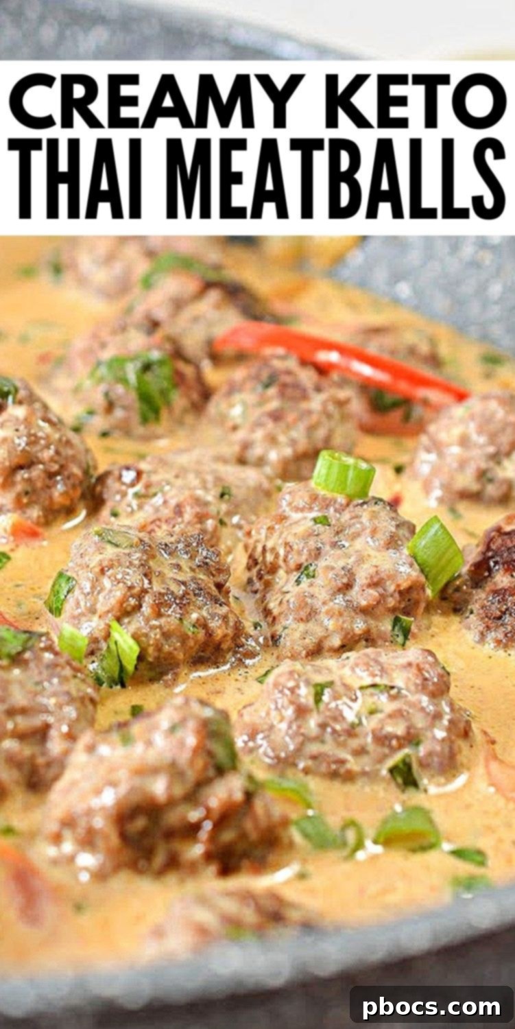 Spicy Keto Thai Meatballs 17 Pin for later: Keto Thai Meatballs