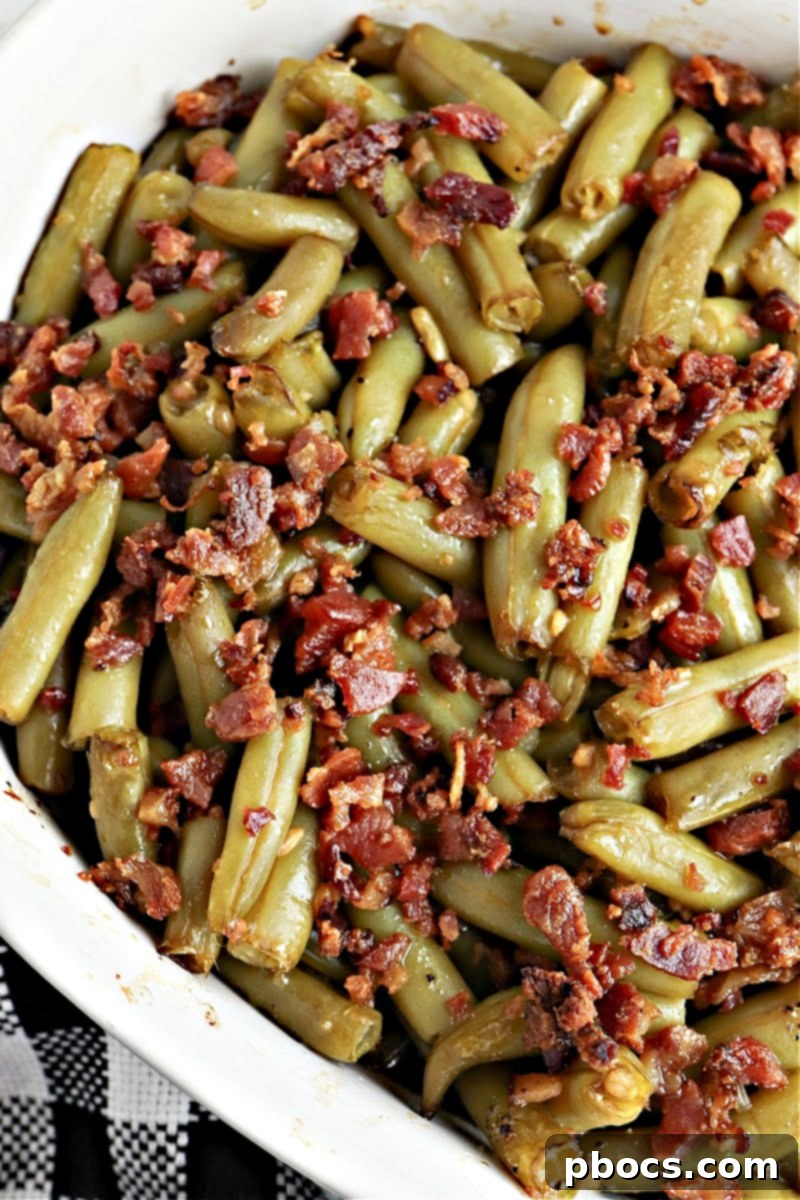 Low-Carb Green Beans and Bacon