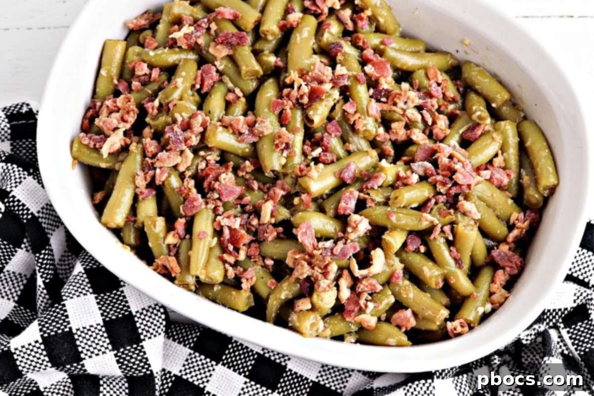 Low-Carb Green Beans and Bacon