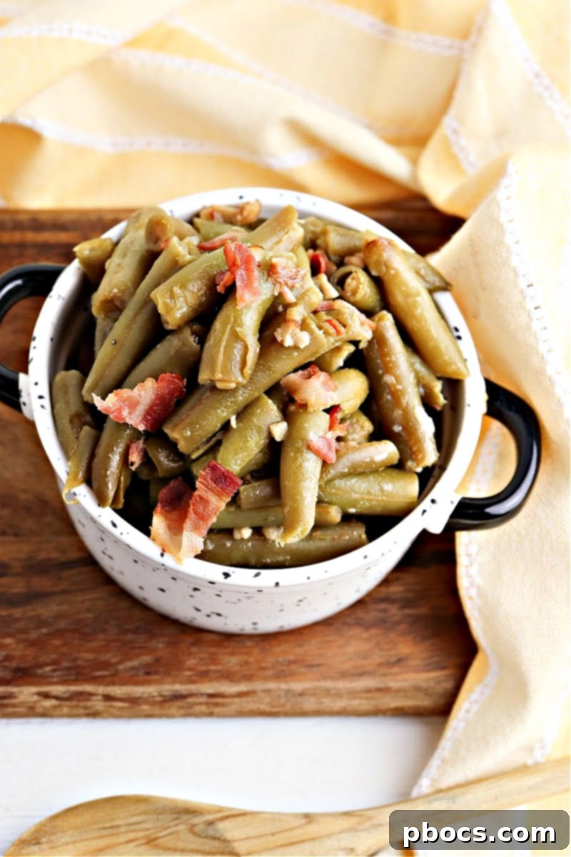 Low-Carb Green Beans and Bacon