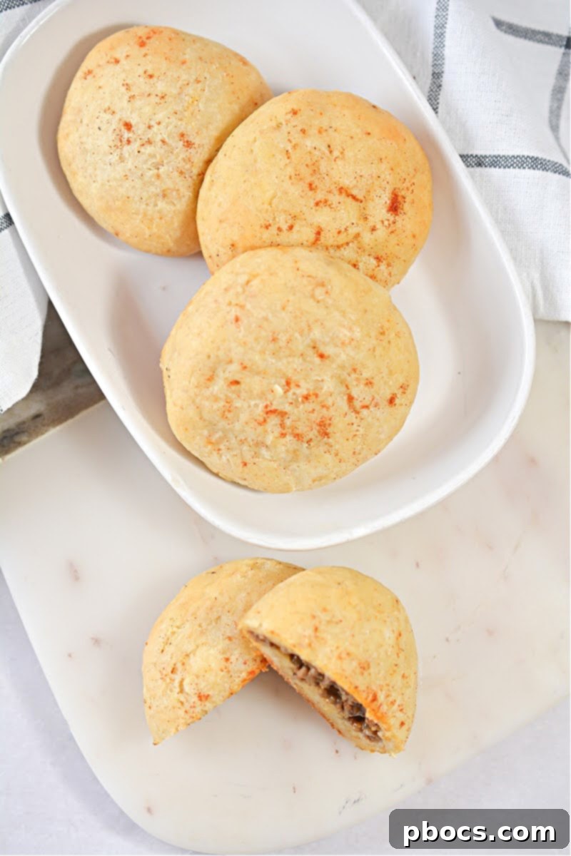 Keto Taco Pockets 6 Keto Hot Pockets (Taco Bites)