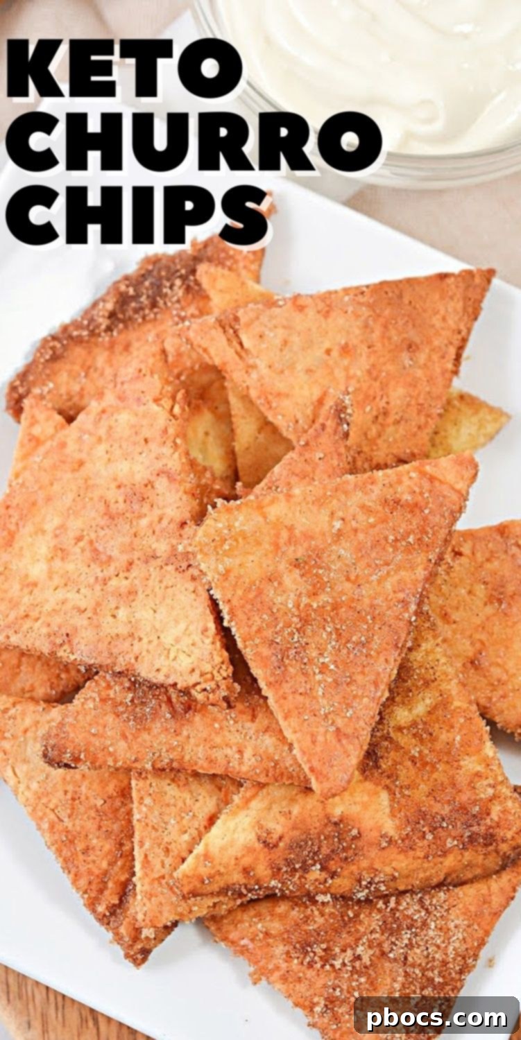 Keto Churro Crunch with Cheesecake Dip 20 Keto Churro Chips With Cheesecake Dip