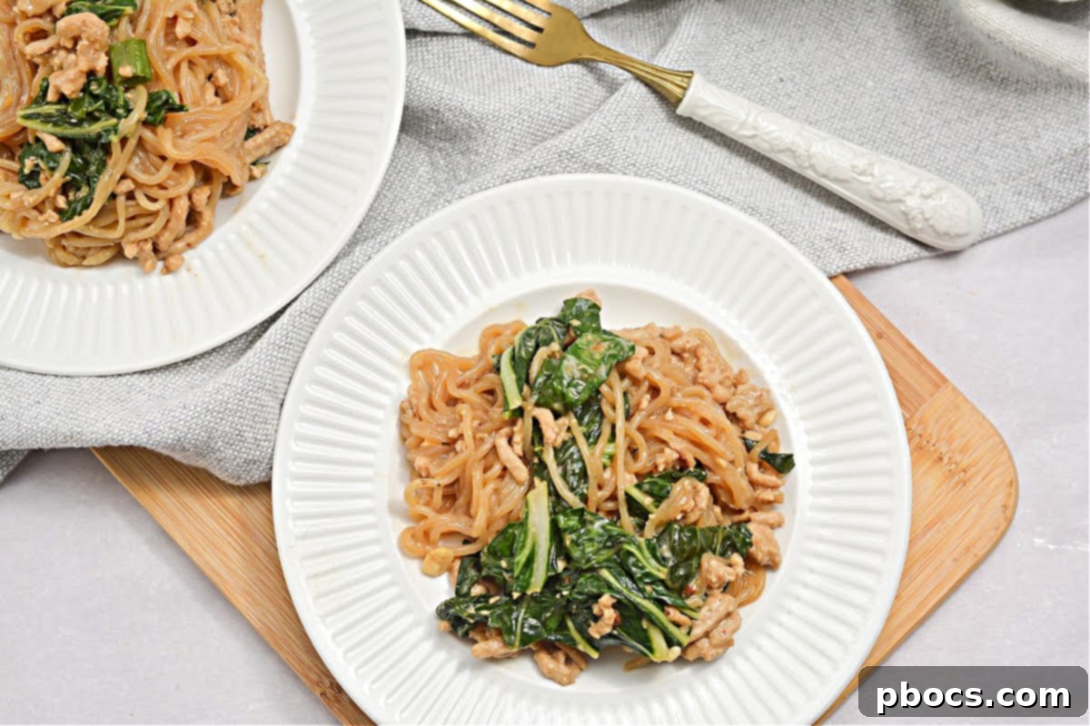 Serving Suggestions for Keto Dan Dan Noodles