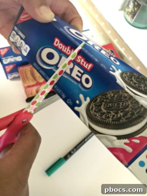 Cutting Cookie Boxes for Craft Project