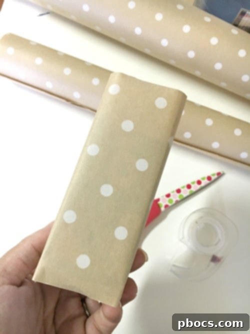 Wrapping Cookie Boxes in Festive Paper