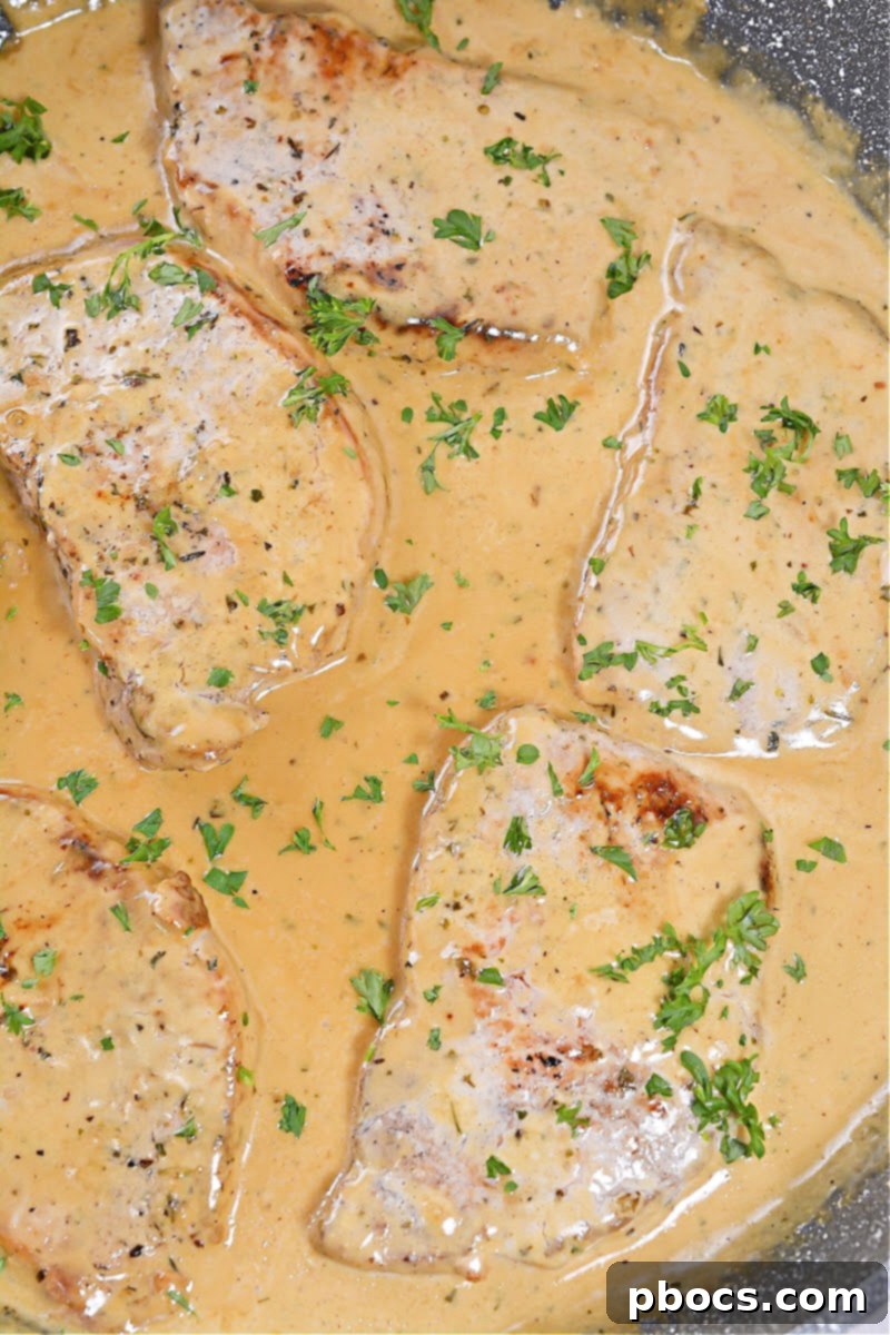 Creamy Keto Ranch Pork Chops