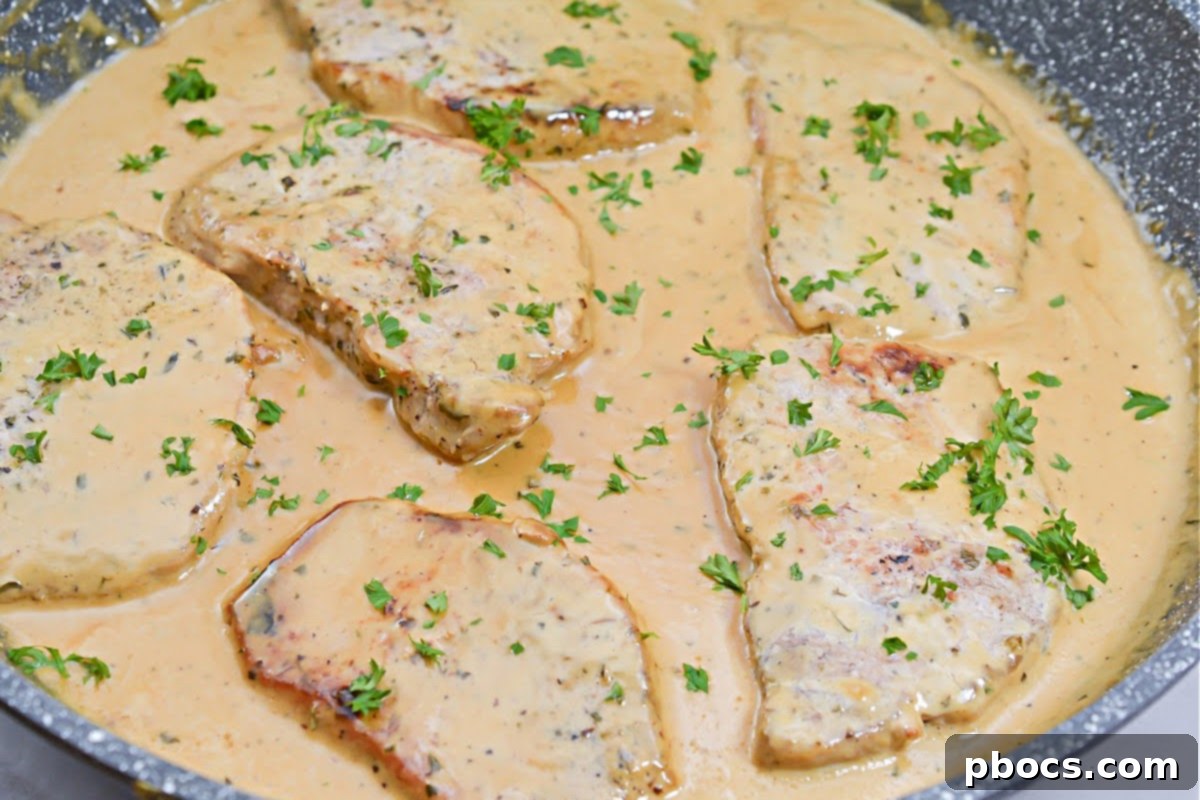 Creamy Keto Ranch Pork Chops