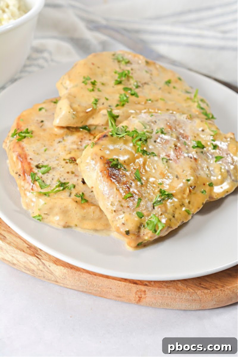 Creamy Keto Ranch Pork Chops