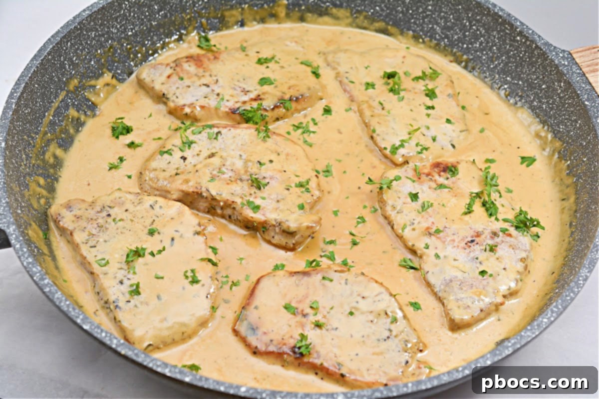 Creamy Keto Ranch Pork Chops