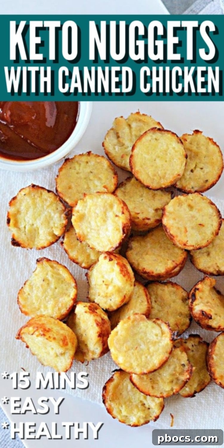 Keto Nuggets With Canned Chicken