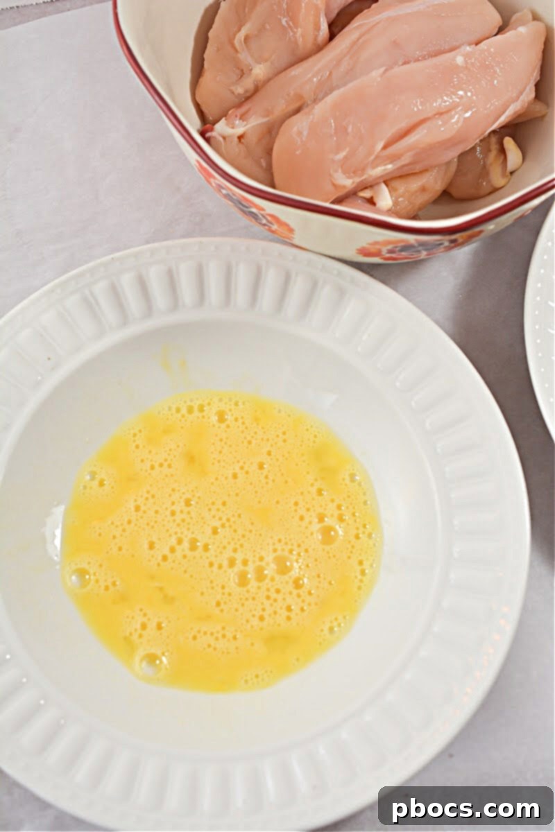 Crispy Keto Cajun Air Fryer Chicken Strips - prep image 1