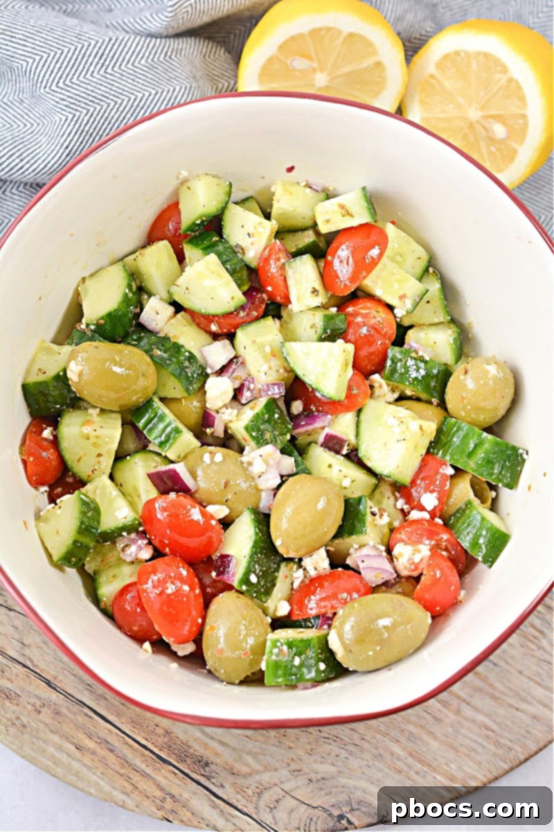 Sliced English cucumber and cherry tomatoes for a fresh salad