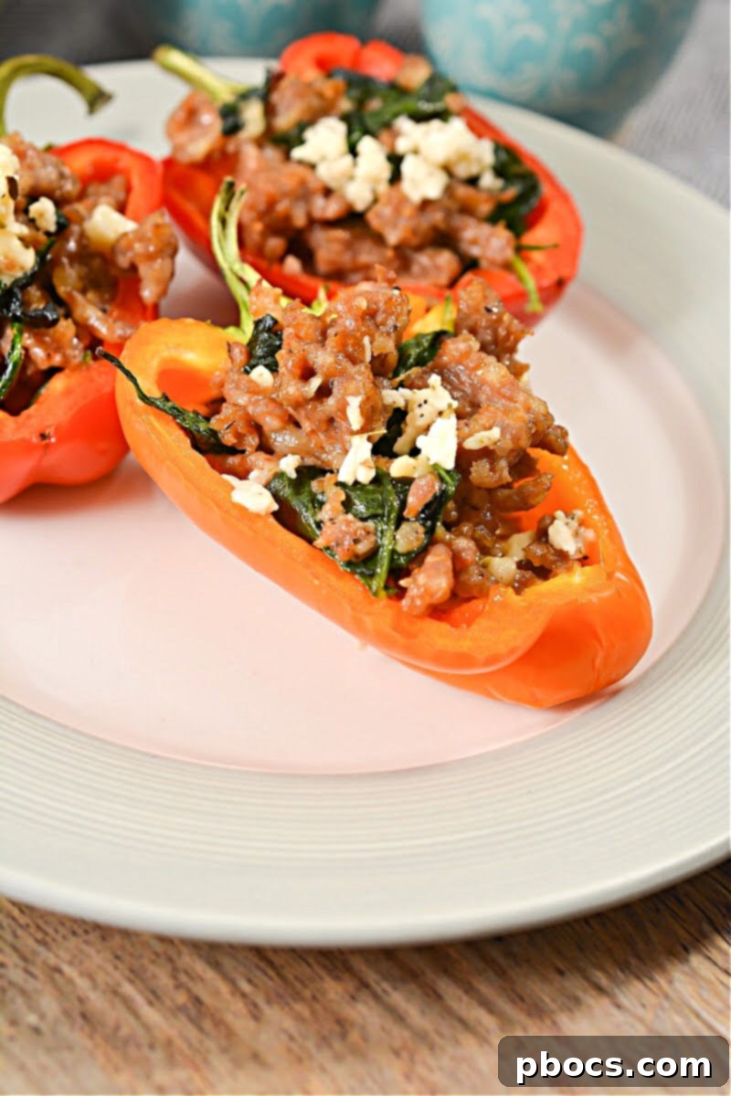 Hearty Keto Sausage Stuffed Bell Peppers 4 Keto Stuffed Peppers for a light lunch