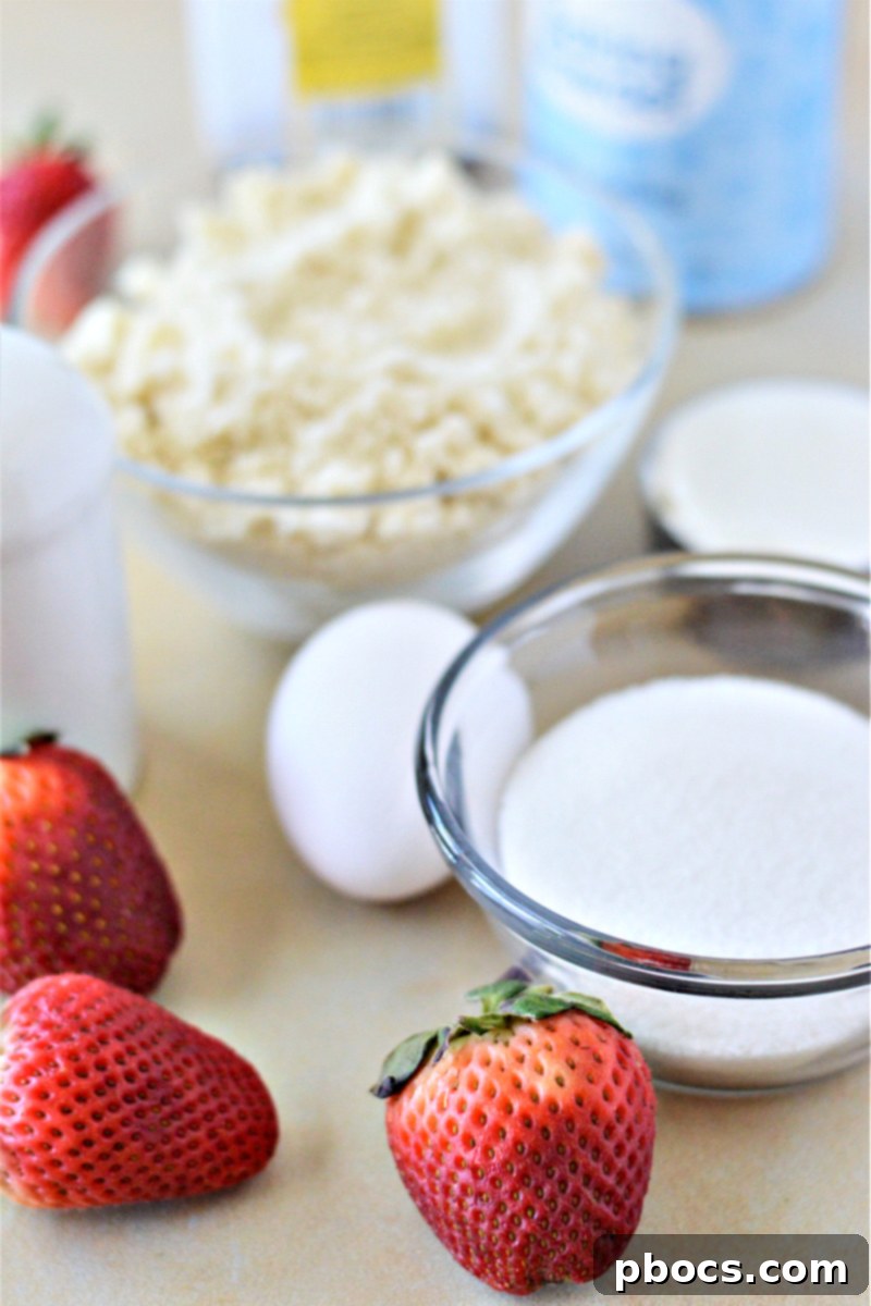 Close-up of the perfectly baked almond flour shortcake biscuit