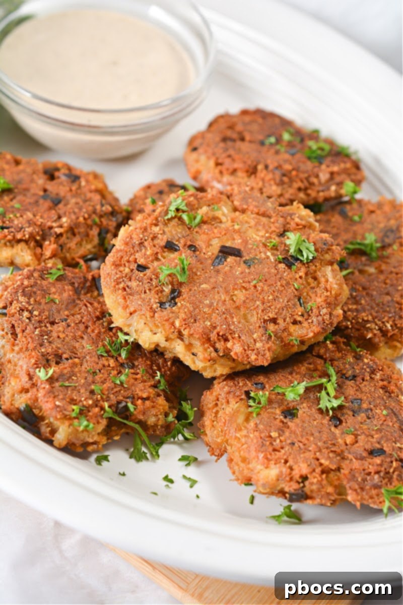 Irresistibly crispy and soft Keto Crab Cakes, perfect for a gourmet low-carb meal.