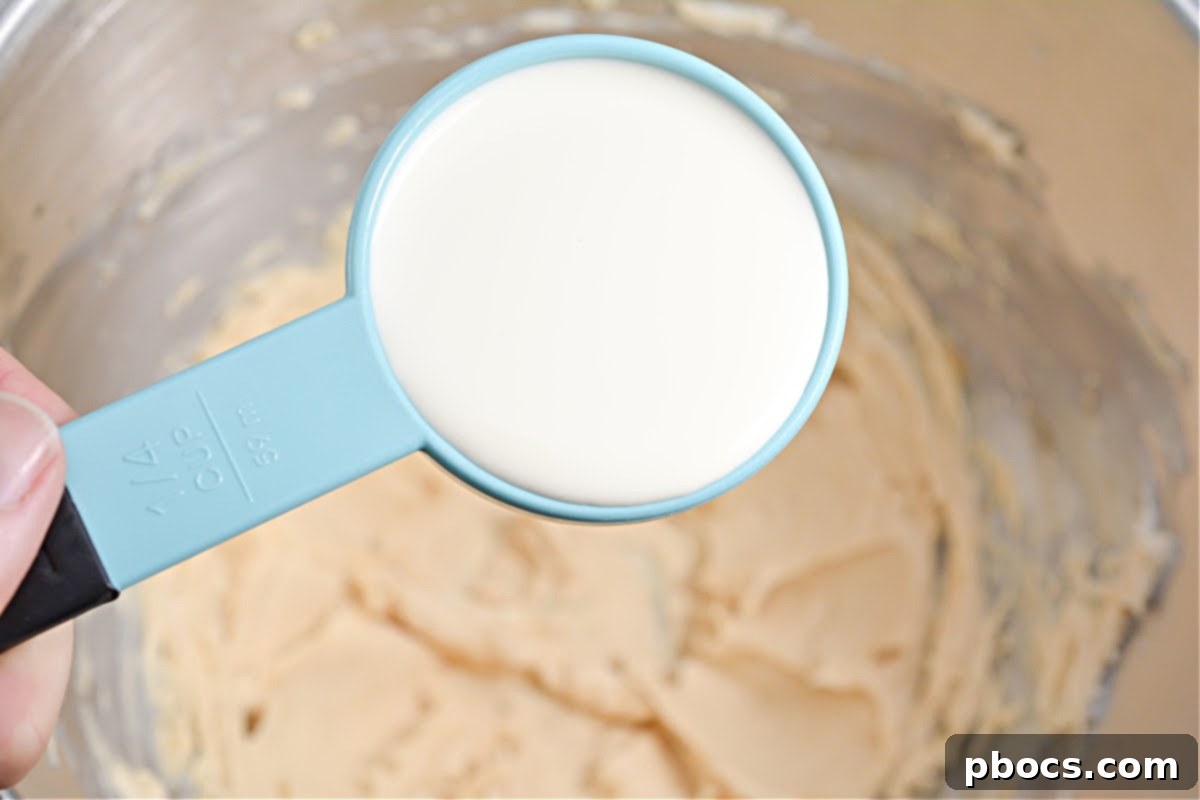 Blending Keto Peanut Butter Cheesecake Filling