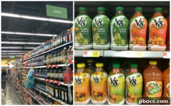 Range of V8 Healthy Blends available at Walmart