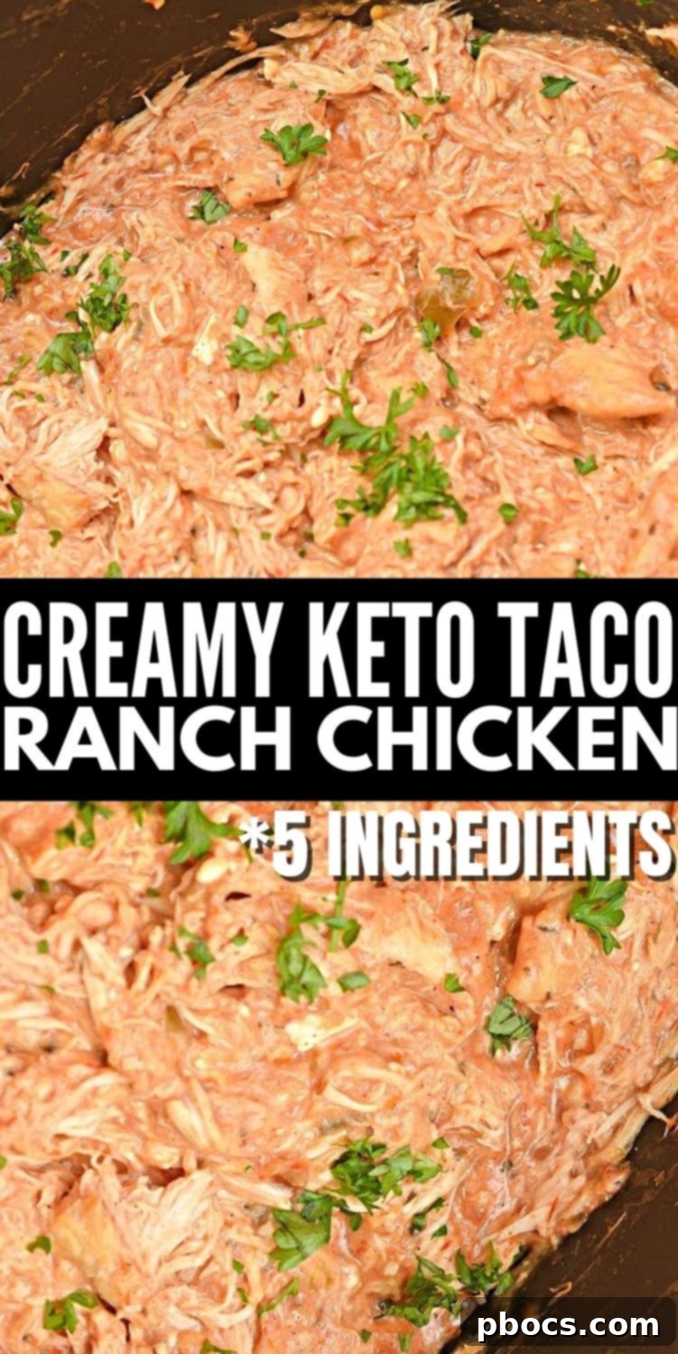 Taco Ranch Keto Chicken 12 Keto Taco Ranch Chicken
