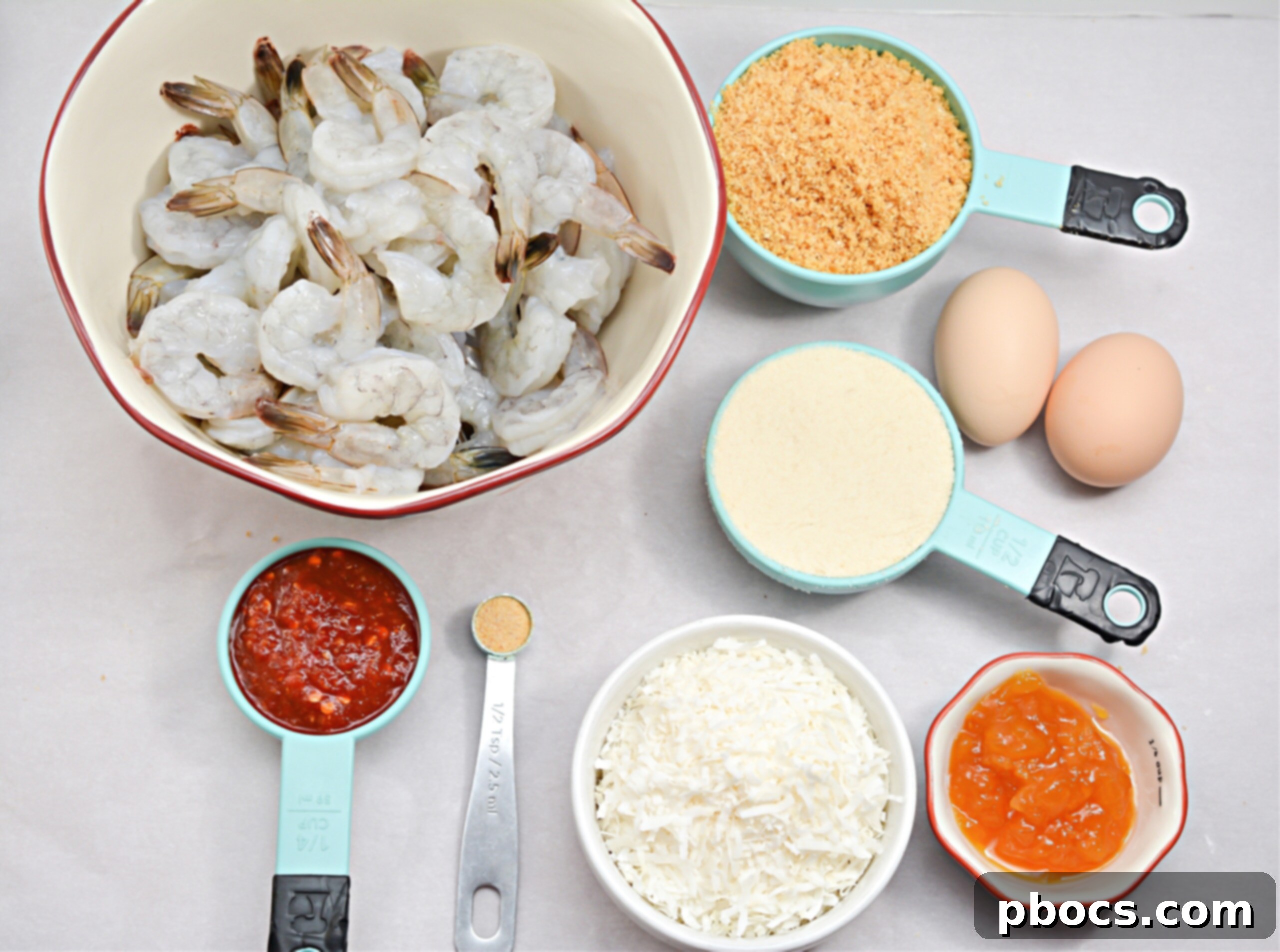 Keto Coconut Shrimp served with fresh lemon