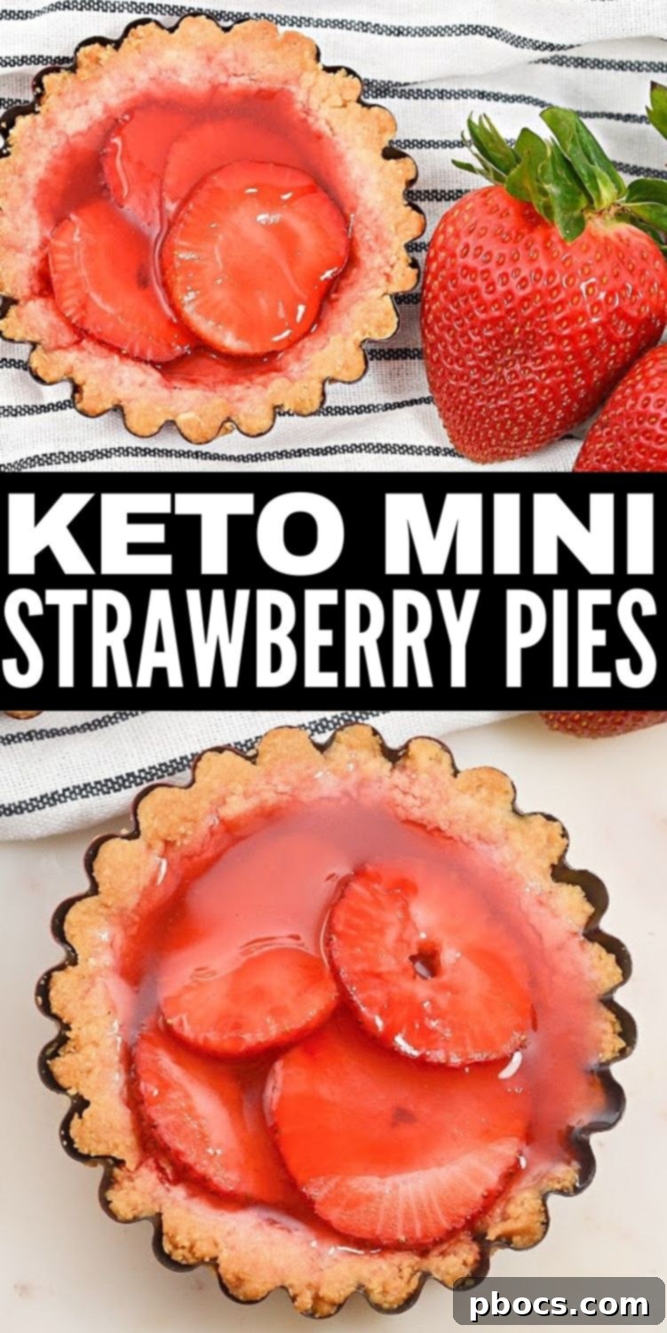 Delicious Keto Strawberry Mini Pies 15 Keto Strawberry Mini Pies #miniketostrawberrypies #ministrawberrypies