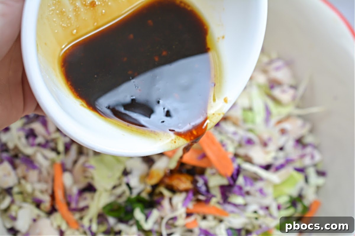 Keto Asian Chicken Chopped Salad