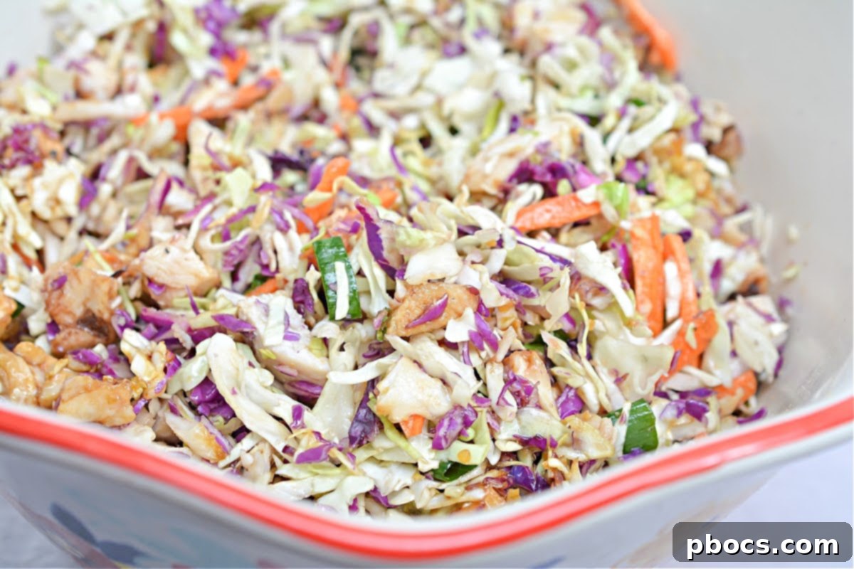 Keto Asian Chicken Chopped Salad