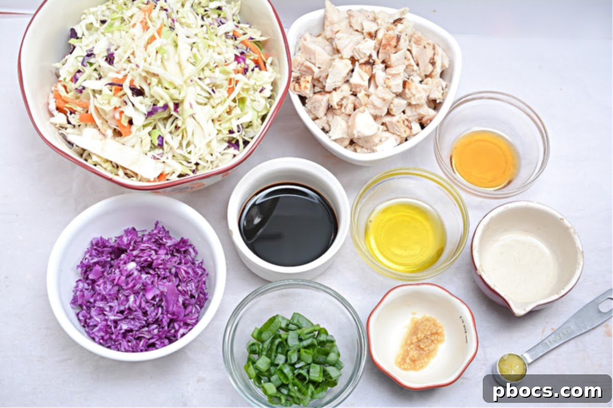 Keto Asian Chicken Chopped Salad