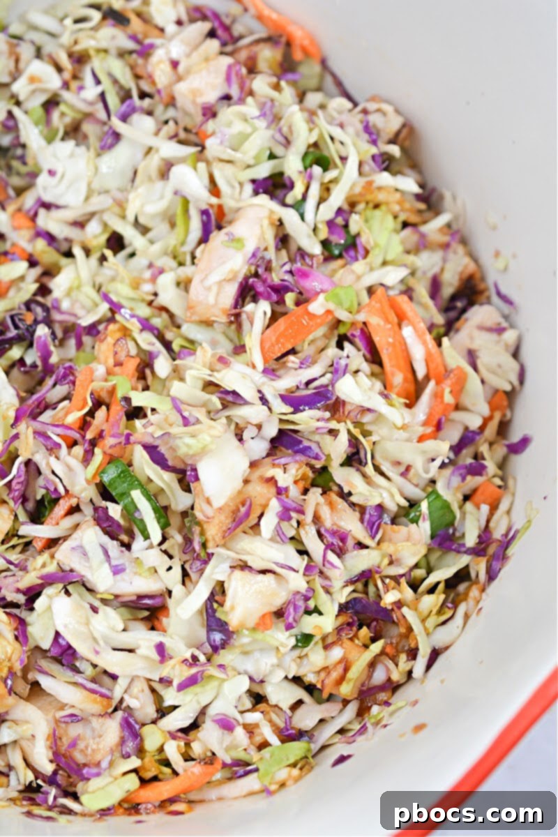 Keto Asian Chicken Chopped Salad