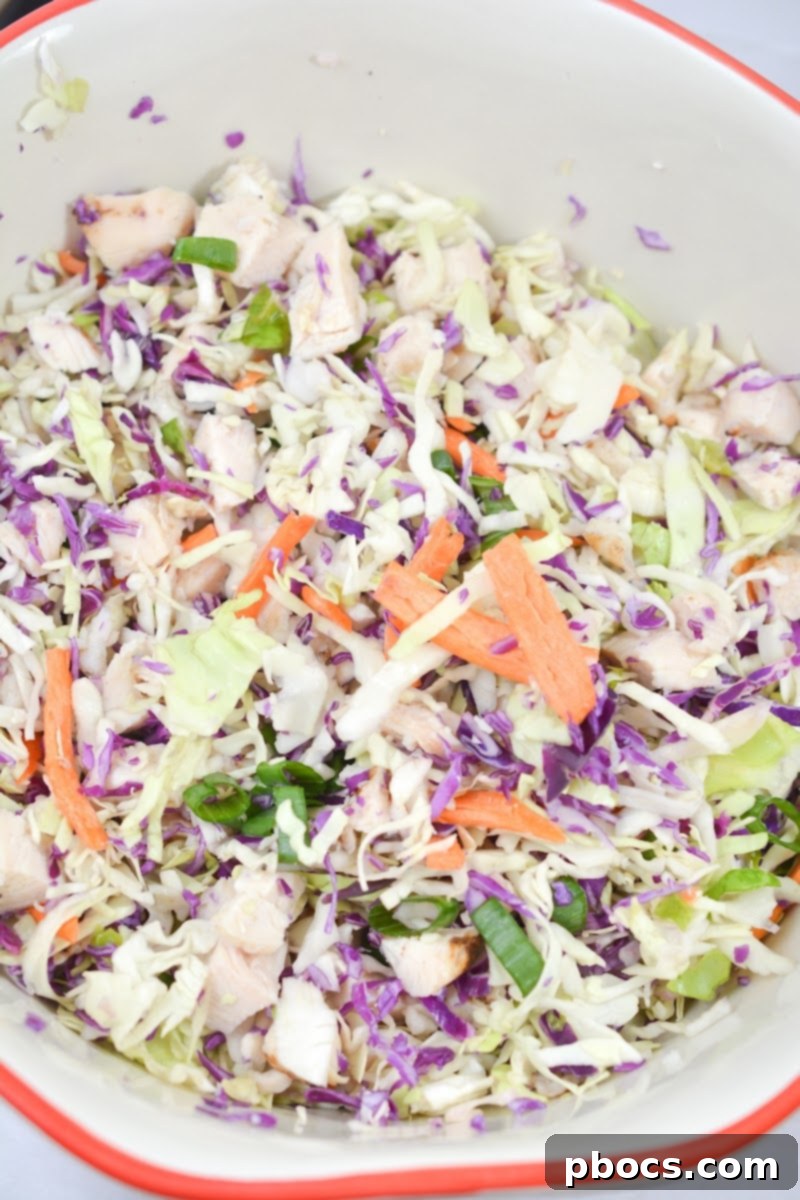 Keto Asian Chicken Chopped Salad