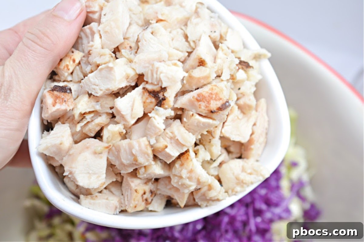 Keto Asian Chicken Chopped Salad