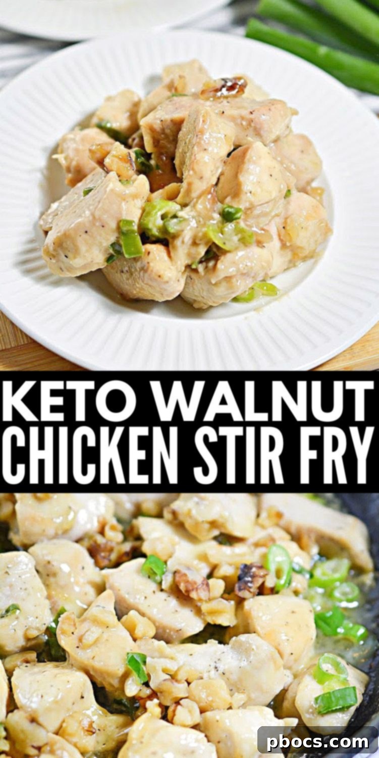 Walnut Chicken Stir Fry (Keto & Sugar-Free)