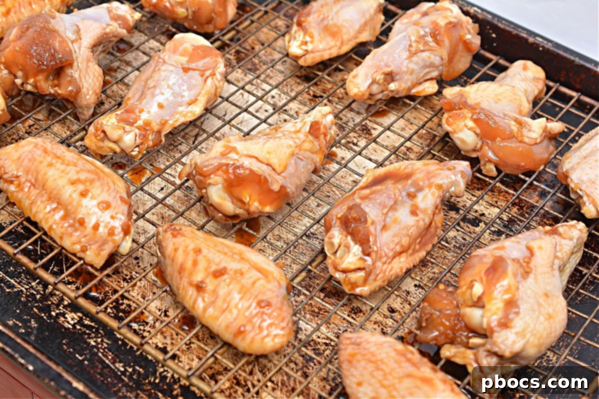 Keto Korean BBQ Chicken Wings - Oven preheating