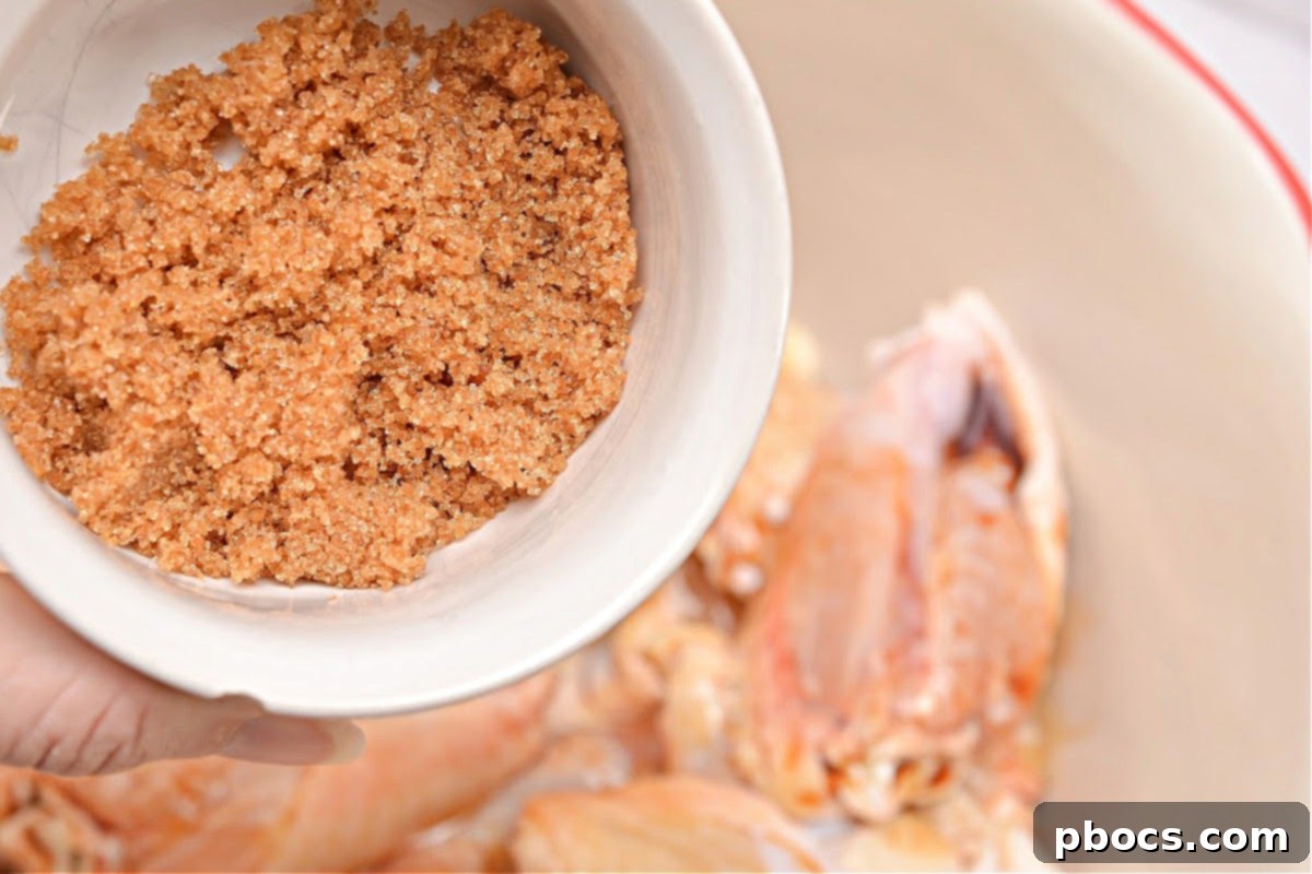 Keto Korean BBQ Chicken Wings - Adding marinade ingredients