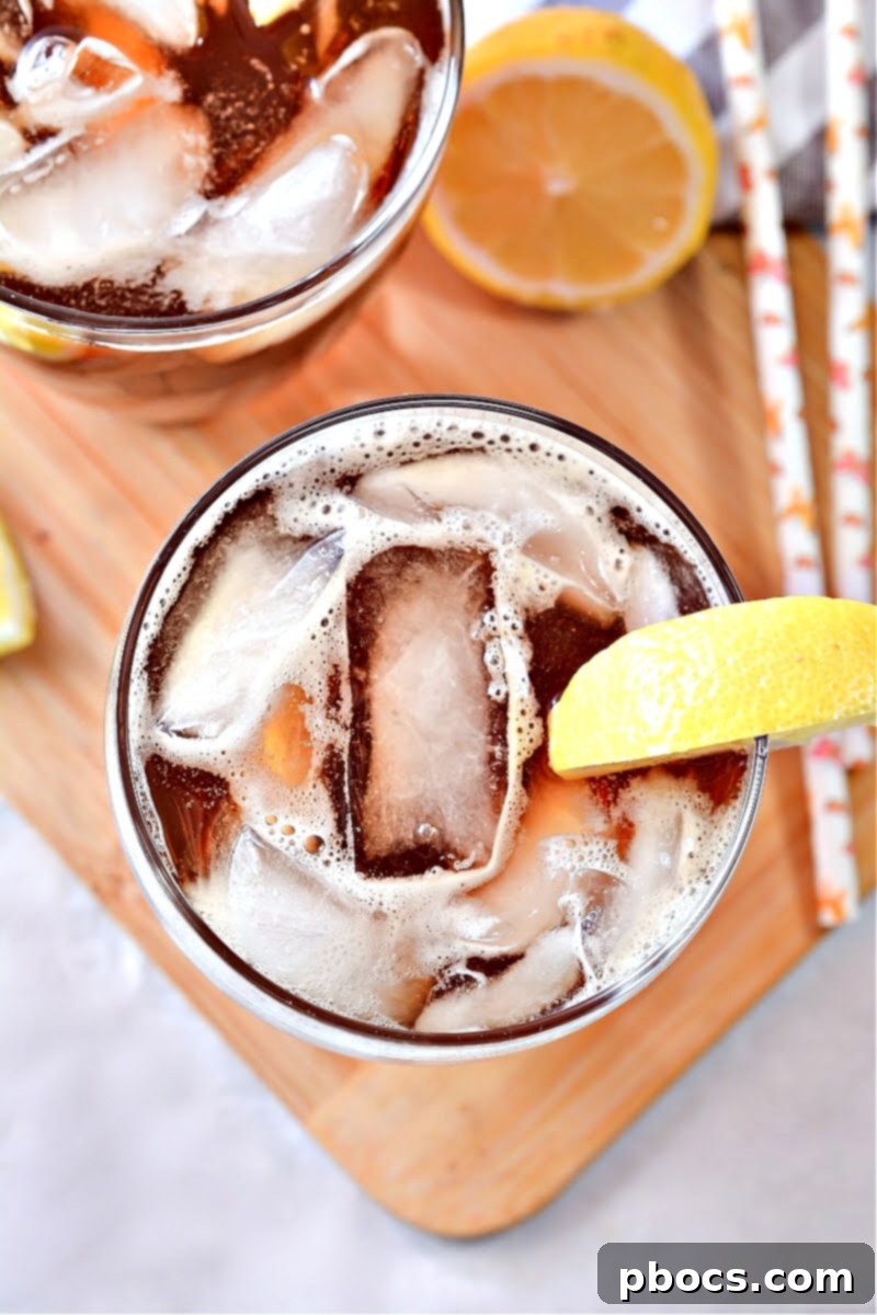 Microwave steeping tea bags in a container, part of the quick keto sweet tea brewing process.