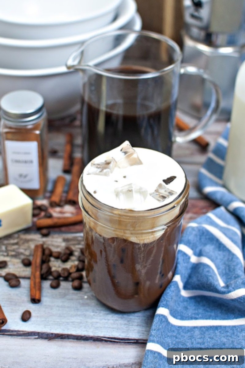 Keto Iced Bulletproof Coffee