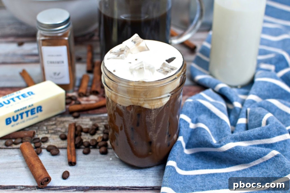 Keto Iced Bulletproof Coffee