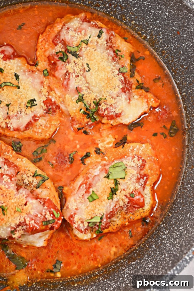 Keto Bruschetta Chicken Skillet