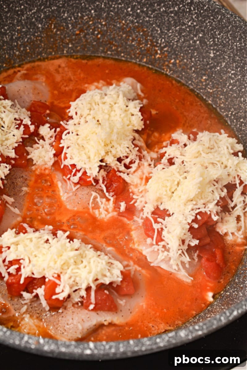 Keto Bruschetta Chicken Skillet