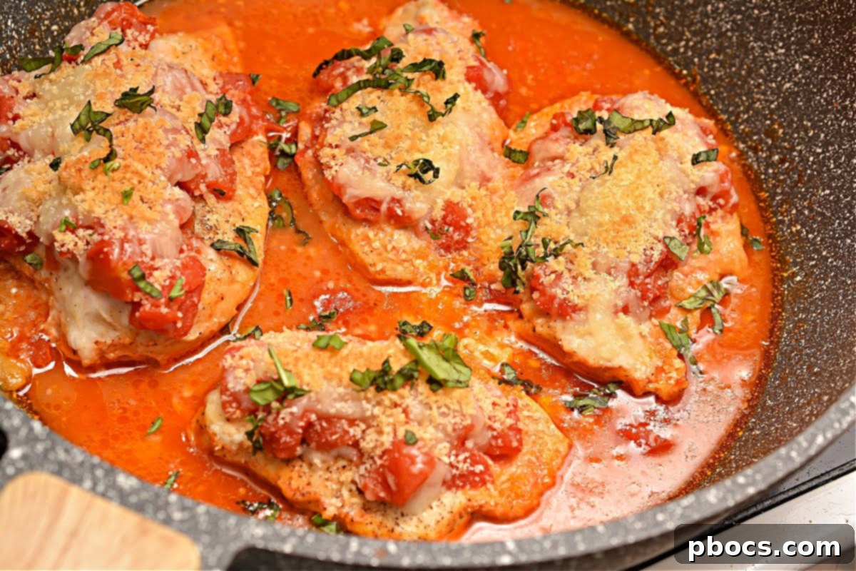 Keto Bruschetta Chicken Skillet