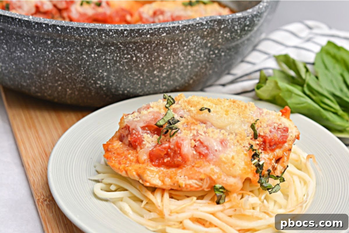 Keto Bruschetta Chicken Skillet