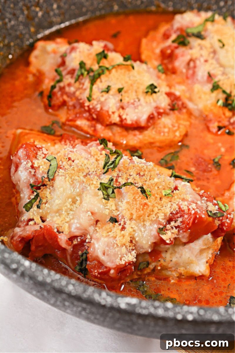 Keto Bruschetta Chicken Skillet