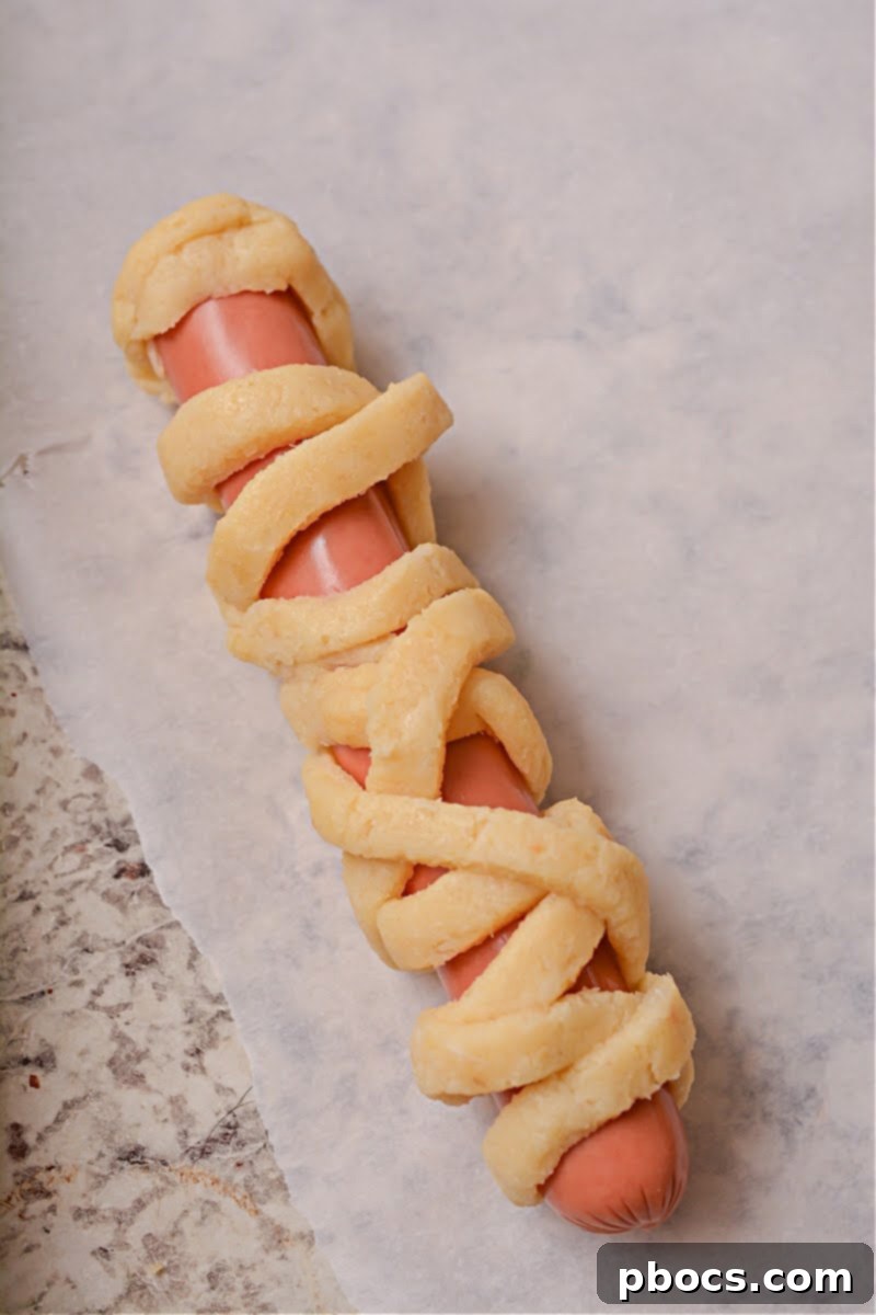 Cutting Dough Strips