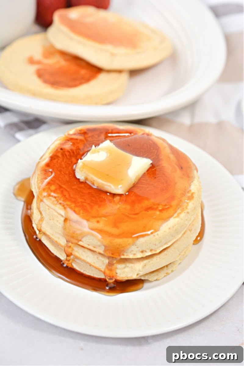 Fluffy Keto Protein Pancakes Ready for Breakfast