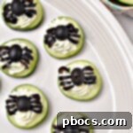 Keto Cucumber Web Bites 16 Keto Spider Cucumber Appetizer Bites recipe thumbnail